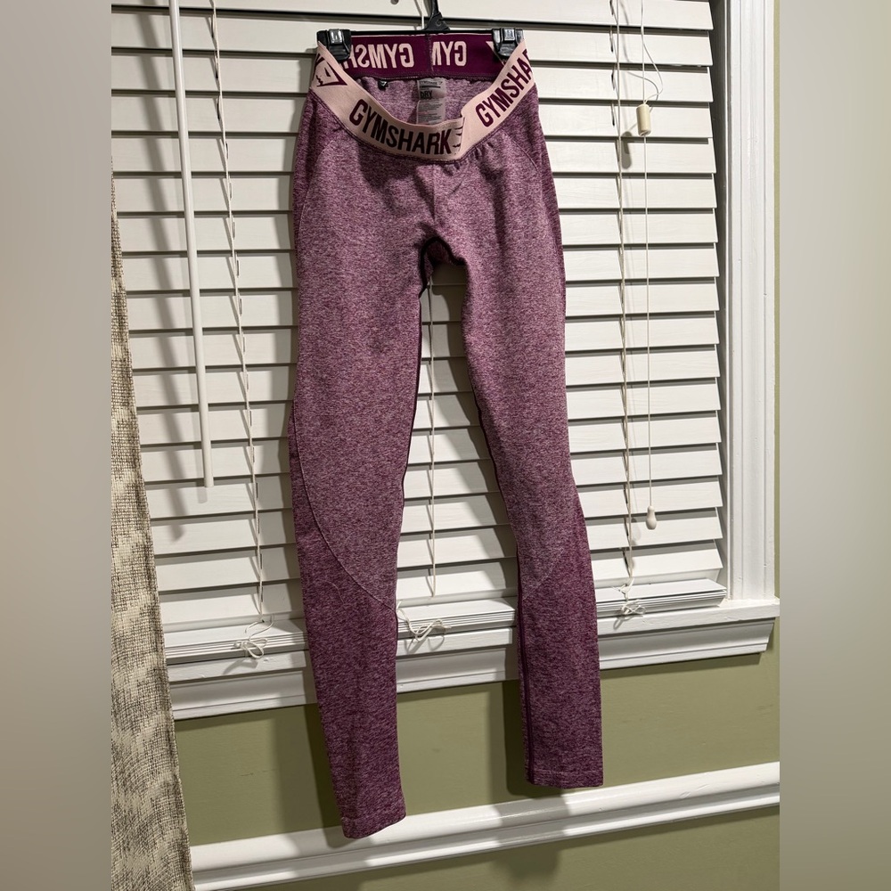Gymshark Heathered Pink Leggings